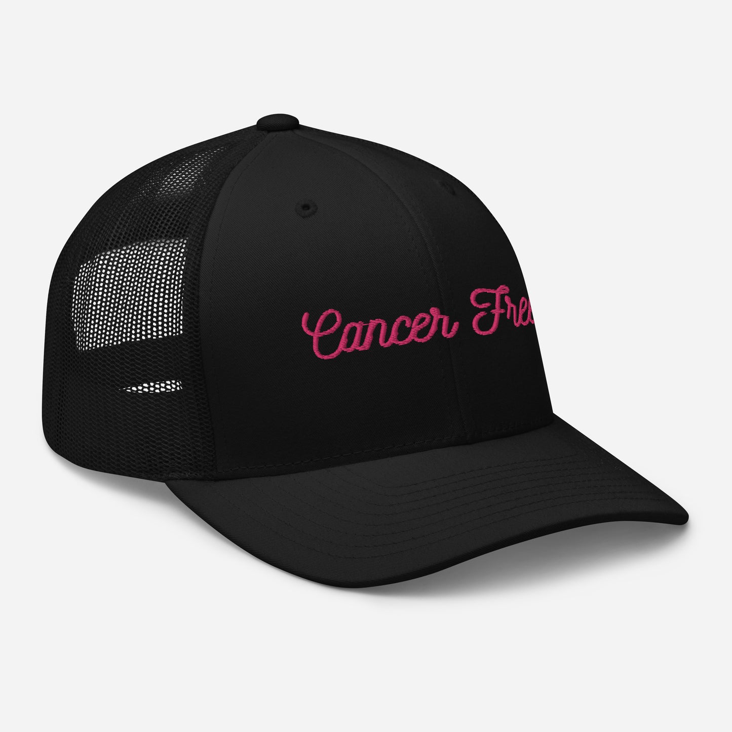 Cancer free trucker cap