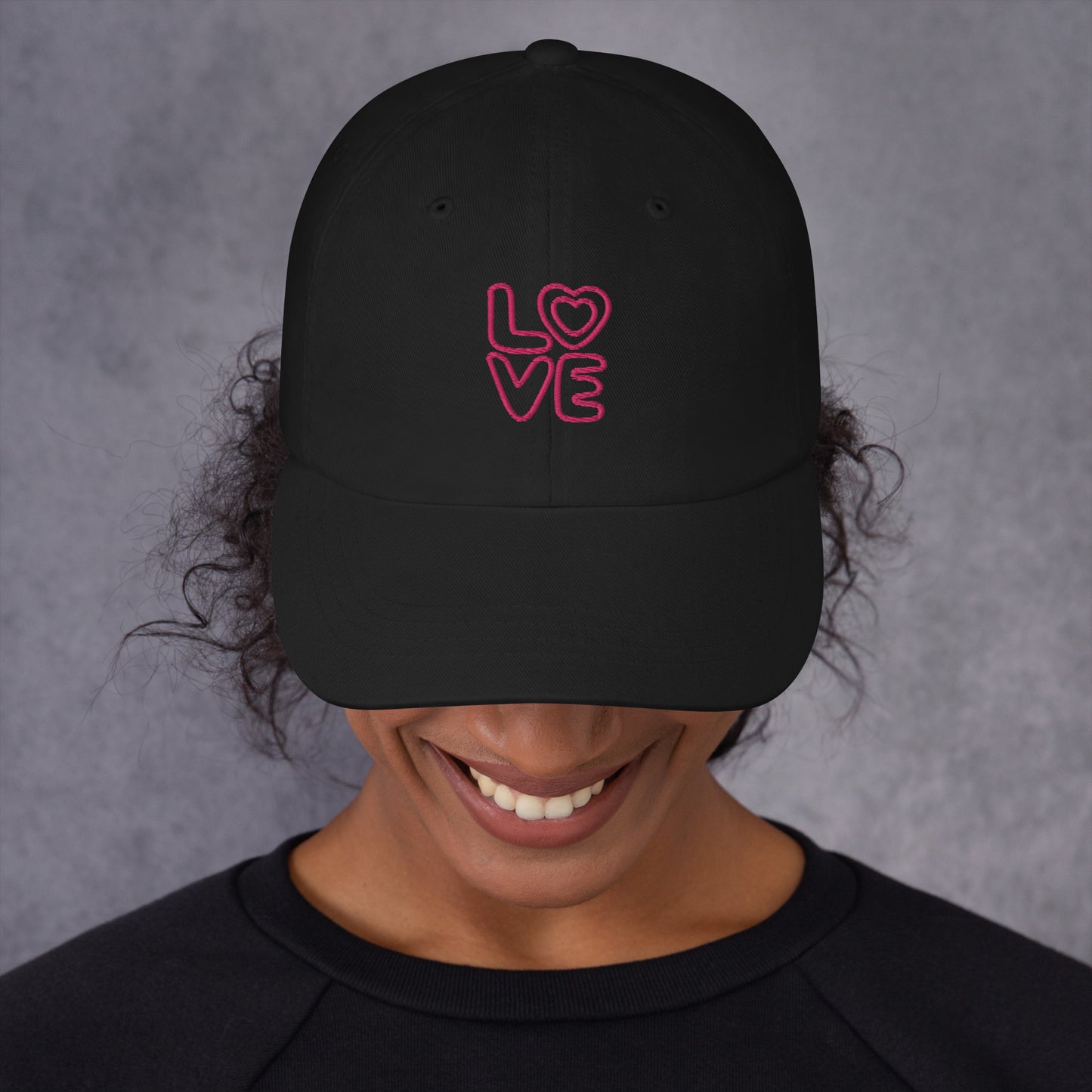 LOVE embroidered dad hat