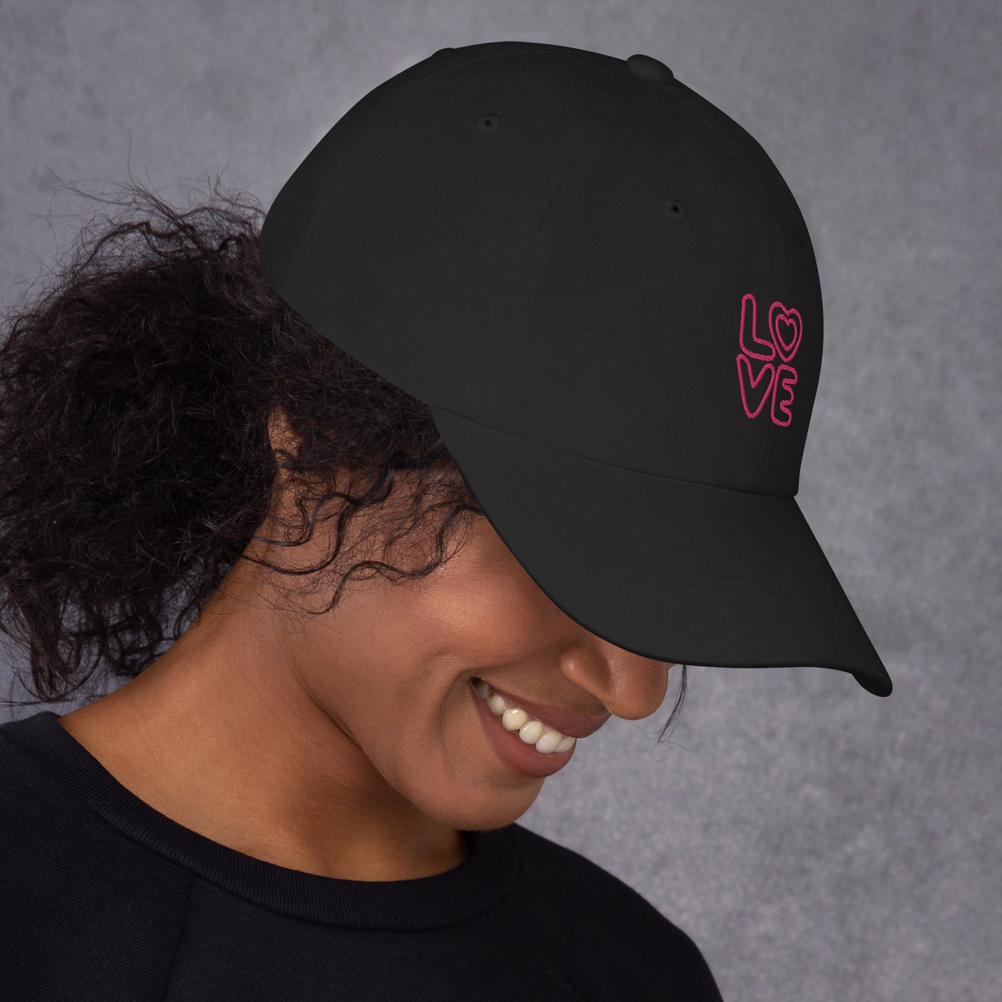 LOVE embroidered dad hat