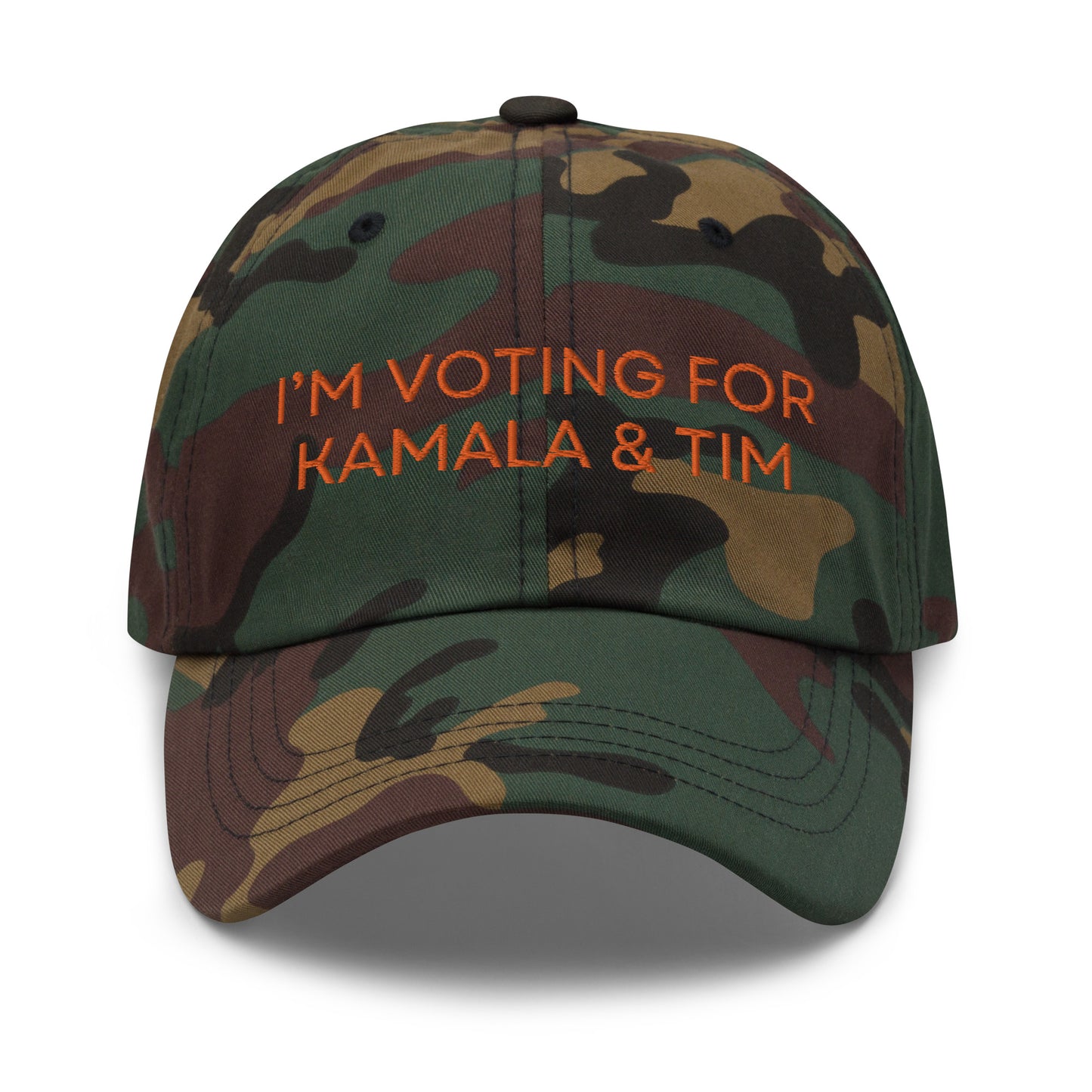 Kamala Harris Tim Walz camo hat Kamala Tim camo baseball cap