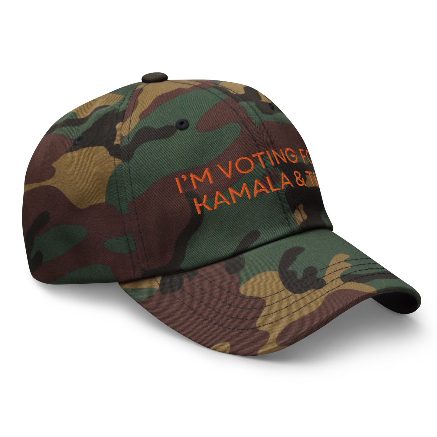 Kamala Harris Tim Walz camo hat Kamala Tim camo baseball cap