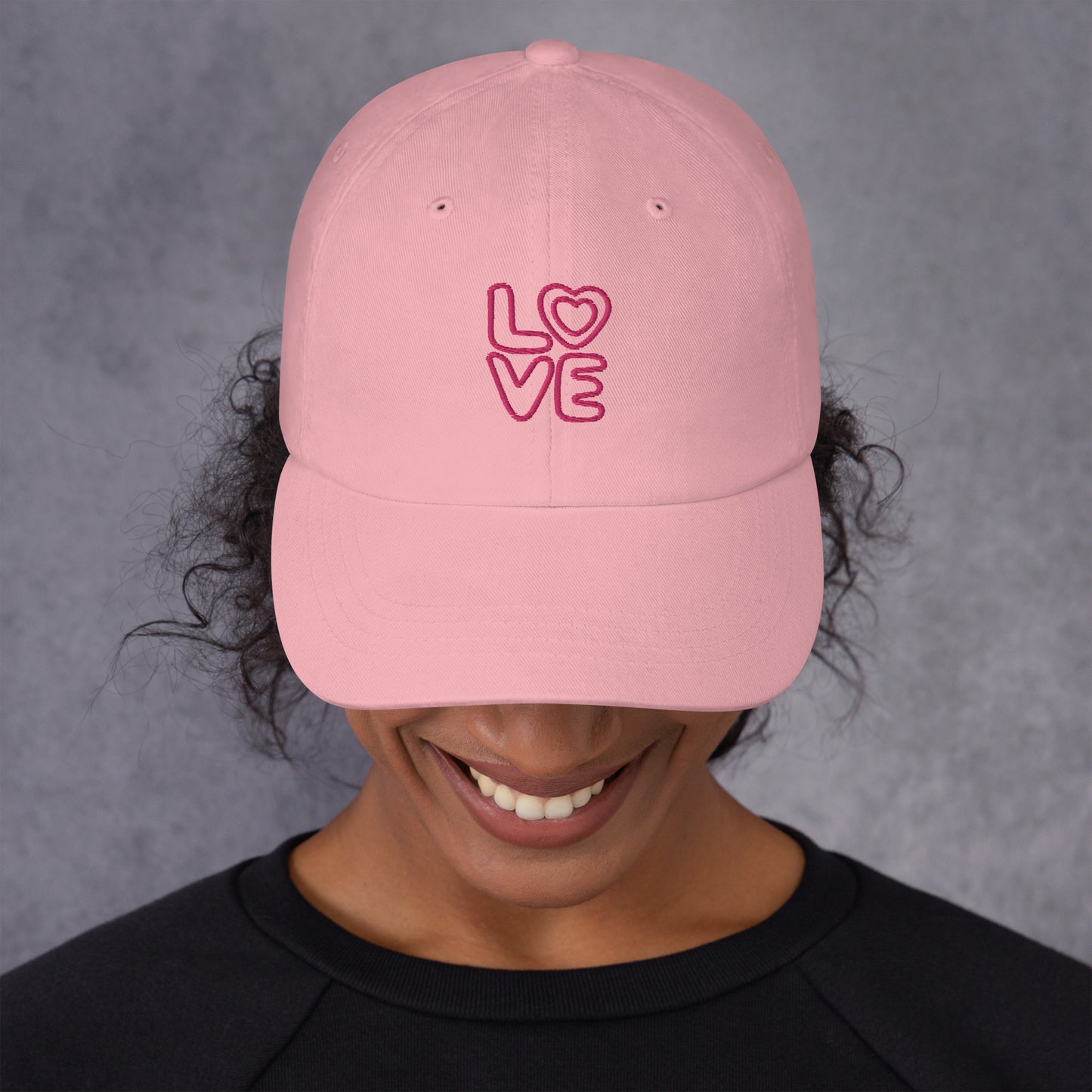 LOVE embroidered dad hat