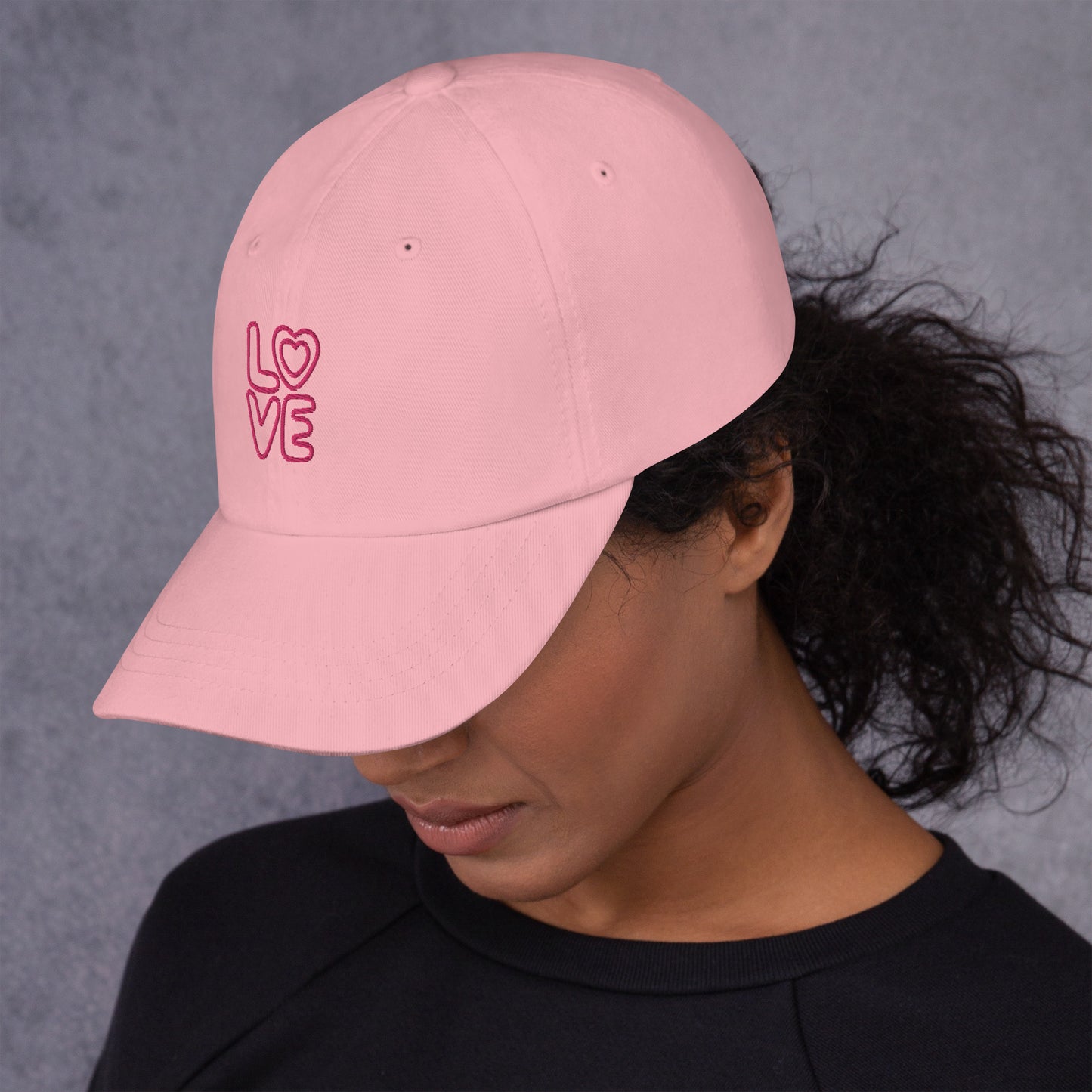LOVE embroidered dad hat