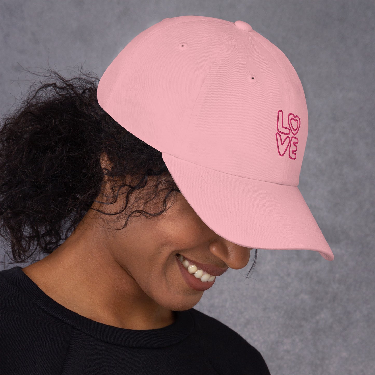 LOVE embroidered dad hat
