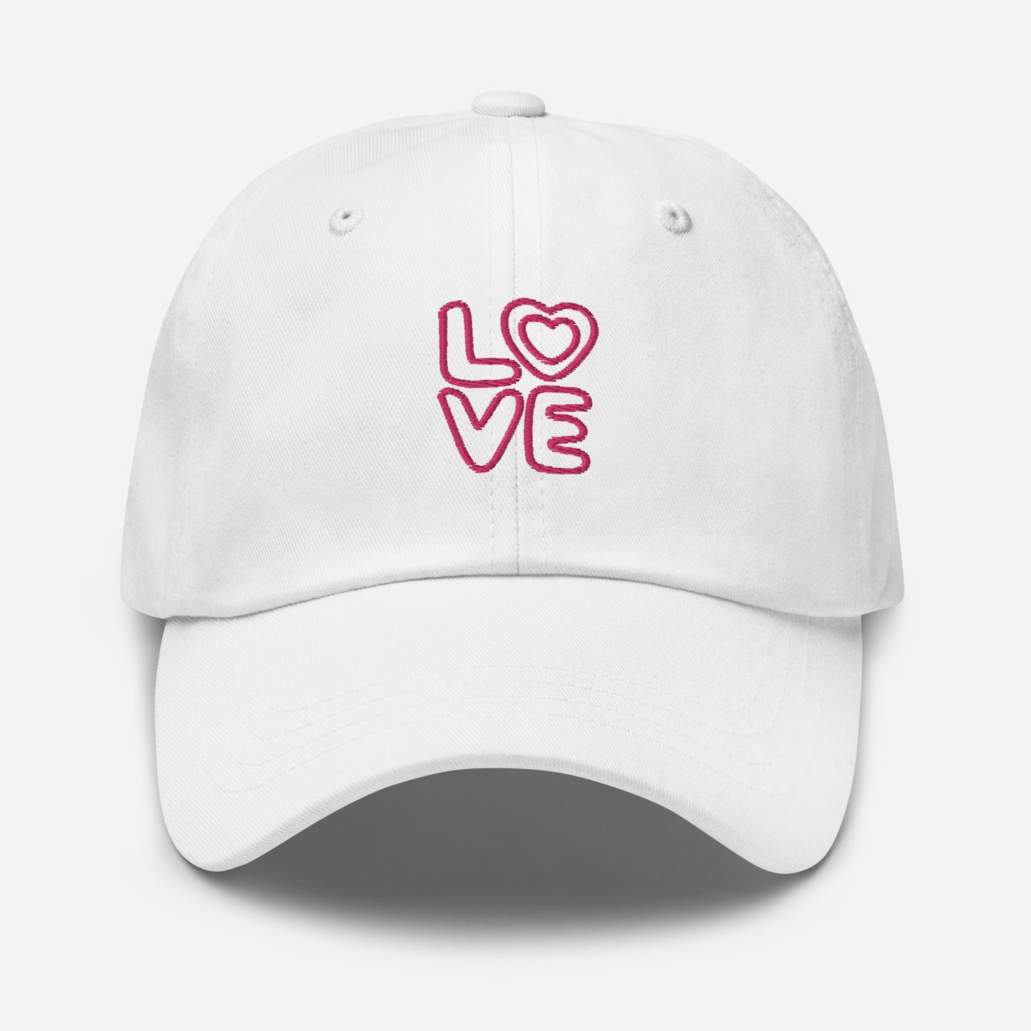 LOVE embroidered dad hat