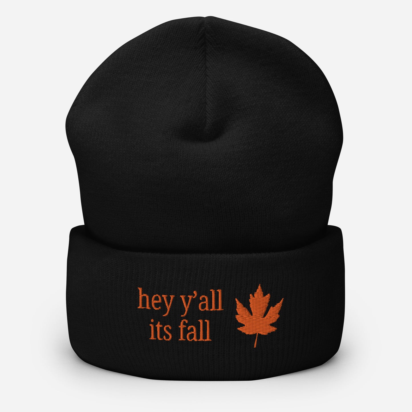 fall cuffed beanie, hey yall its fall beanie, fall gifts