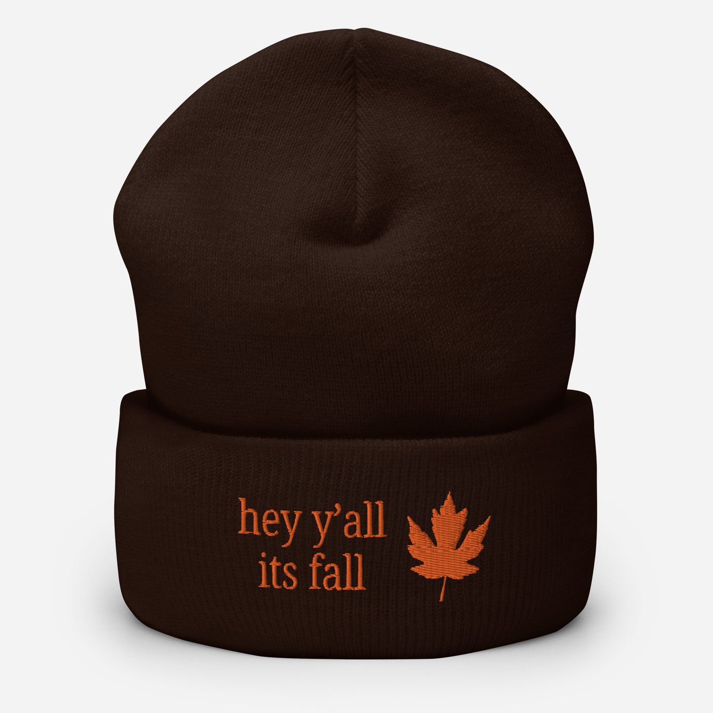 fall cuffed beanie, hey yall its fall beanie, fall gifts