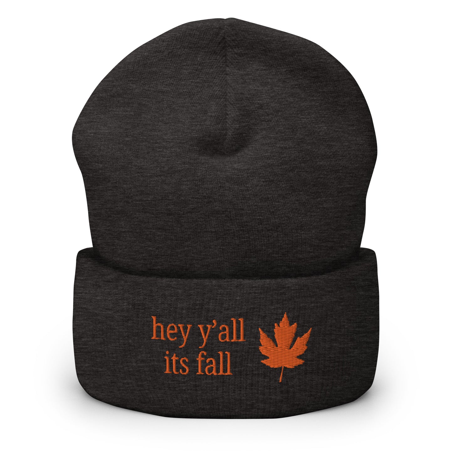 fall cuffed beanie, hey yall its fall beanie, fall gifts
