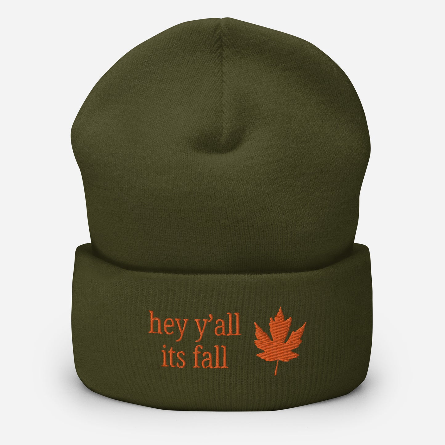 fall cuffed beanie, hey yall its fall beanie, fall gifts