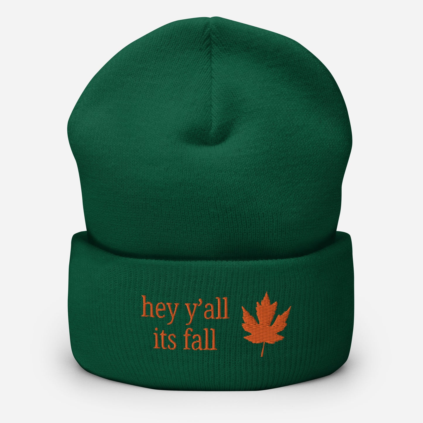 fall cuffed beanie, hey yall its fall beanie, fall gifts