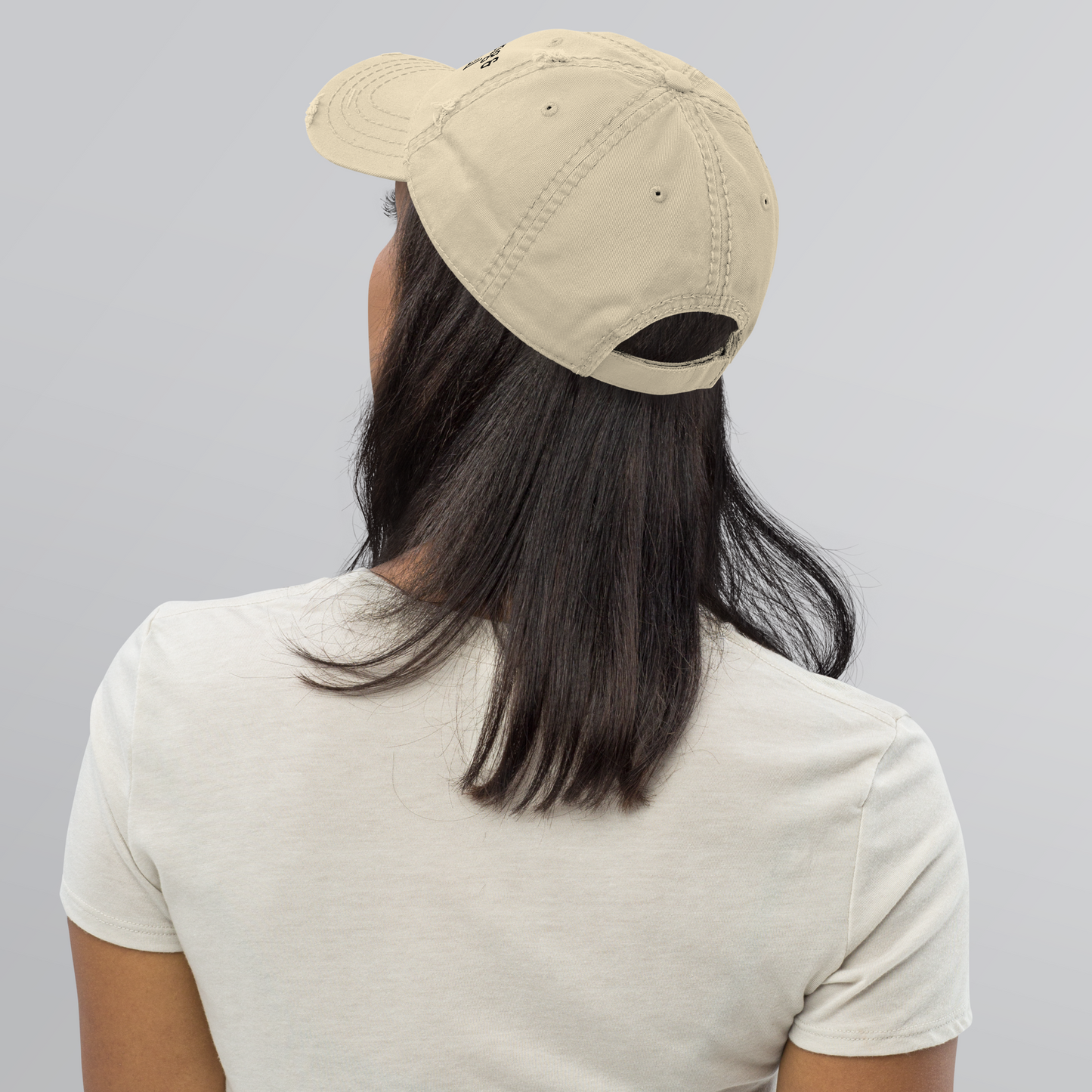 Distressed brave strong and beautiful hat