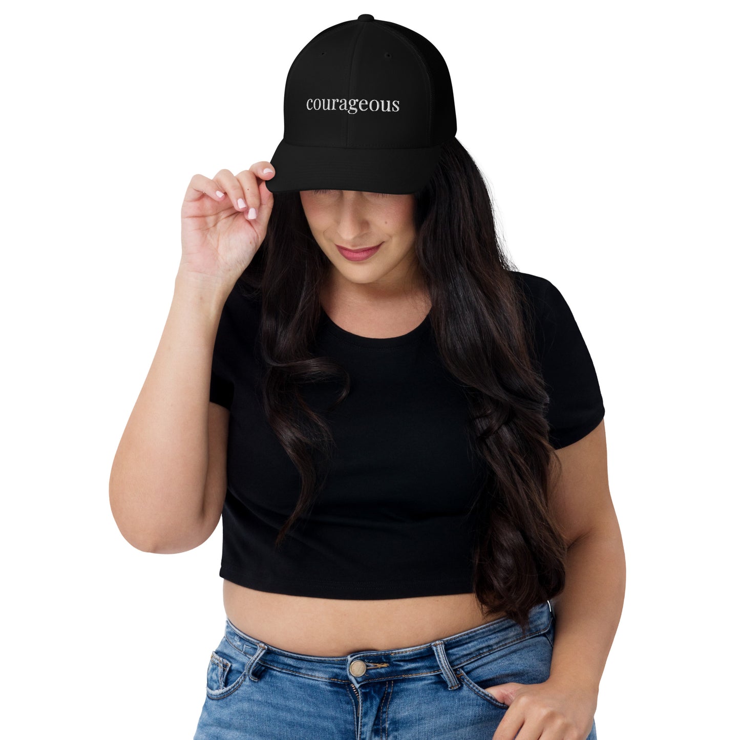courageous trucker hat