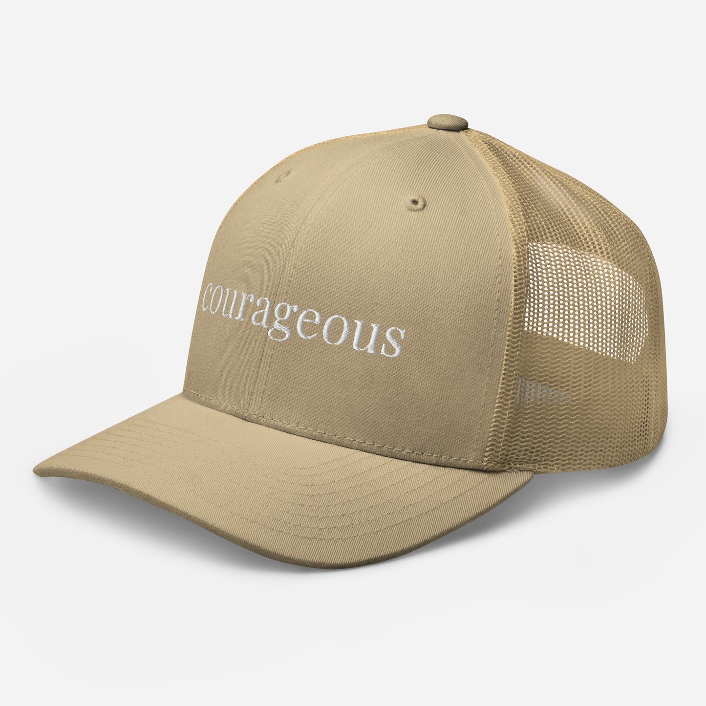 courageous trucker hat
