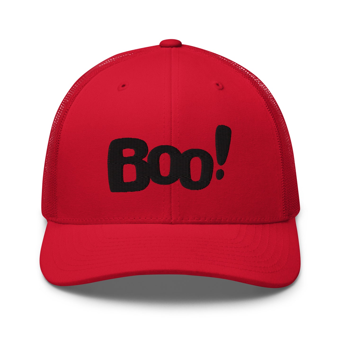 Boo Halloween hat, boo Halloween trucker hat, fun Halloween hat