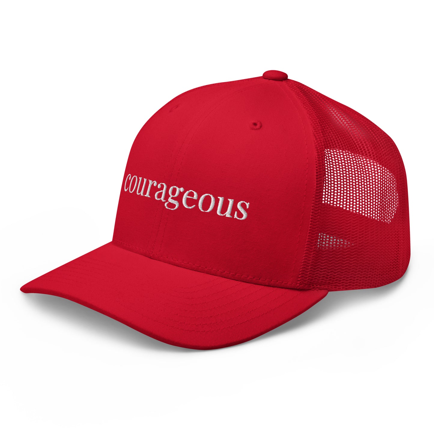 courageous trucker hat