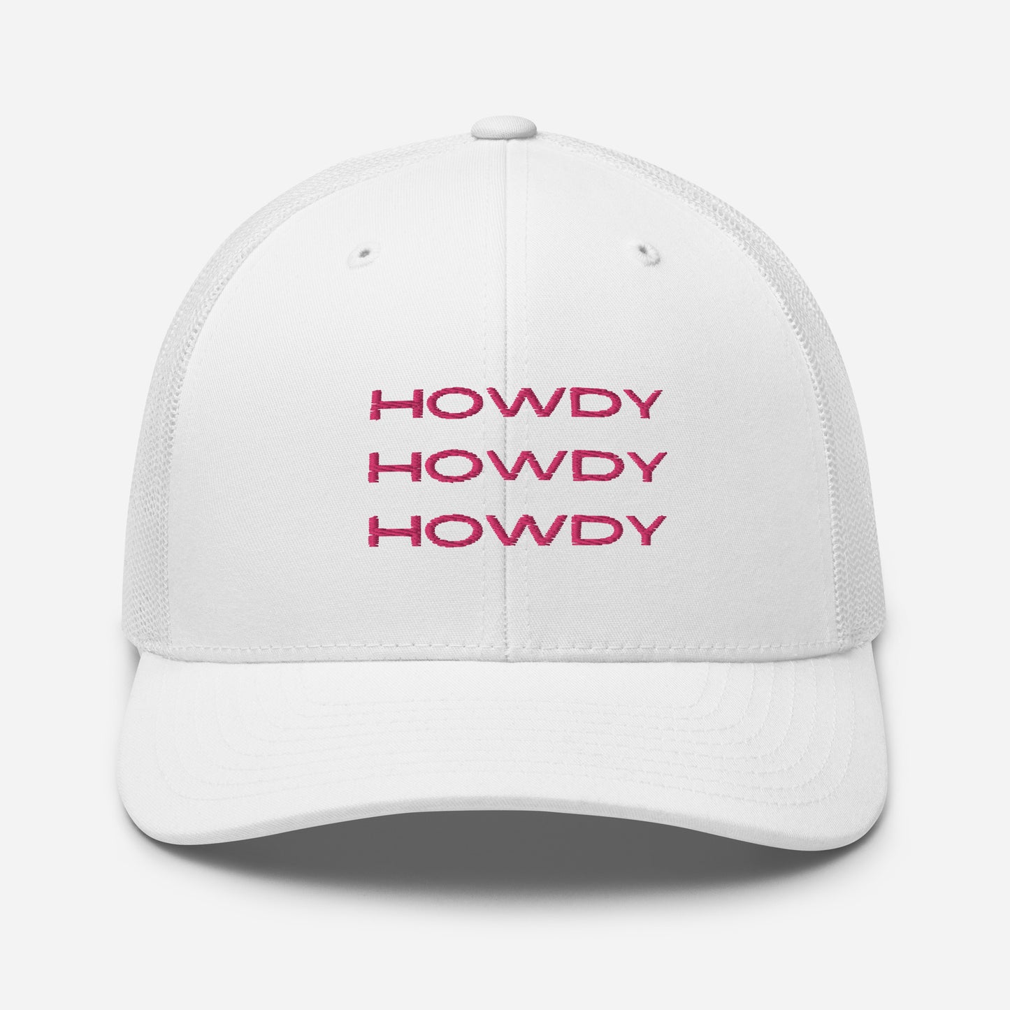 howdy embroidered trucker hat howdy cap