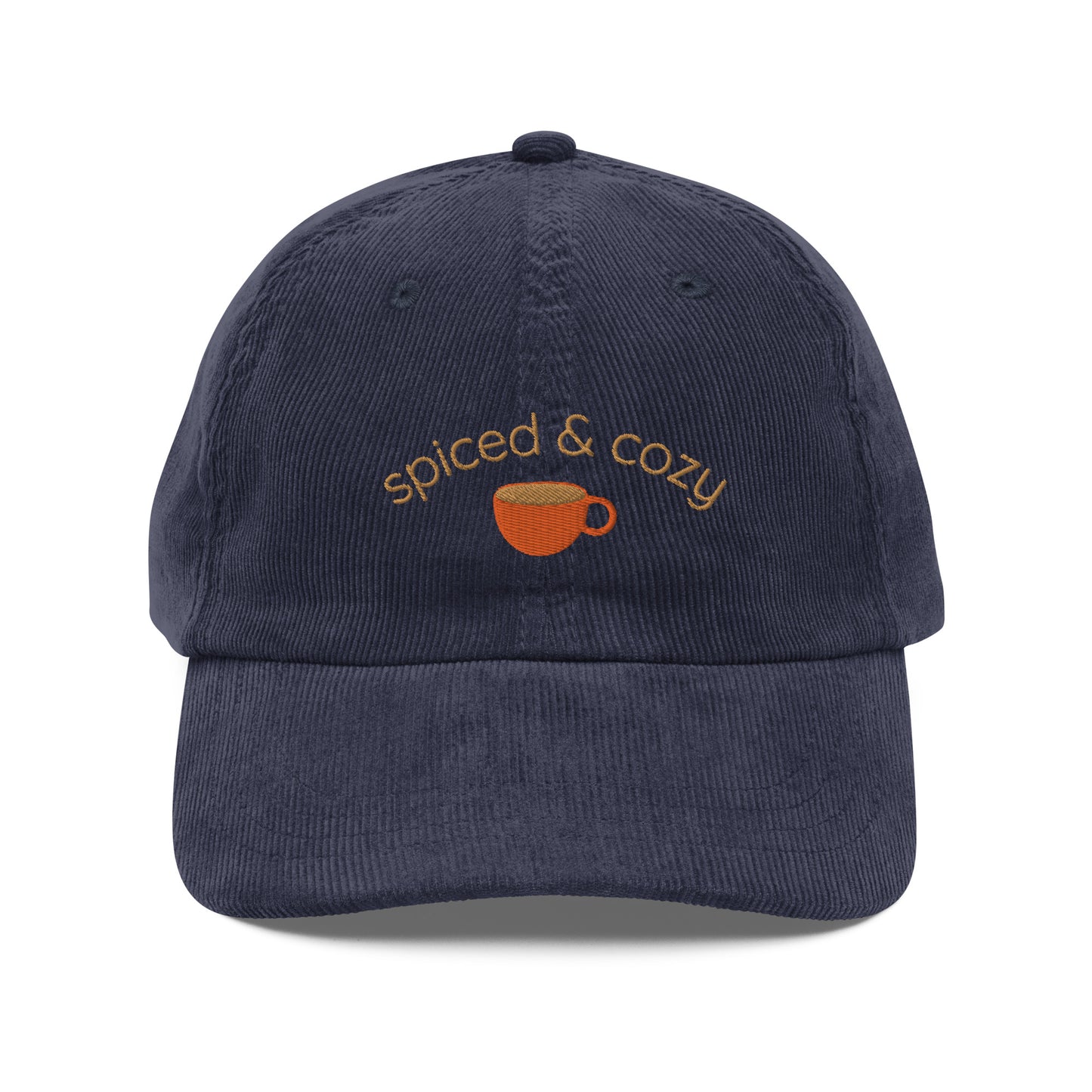 cute fall hat, spiced and cozy corduroy hat, pumpkin spice hat