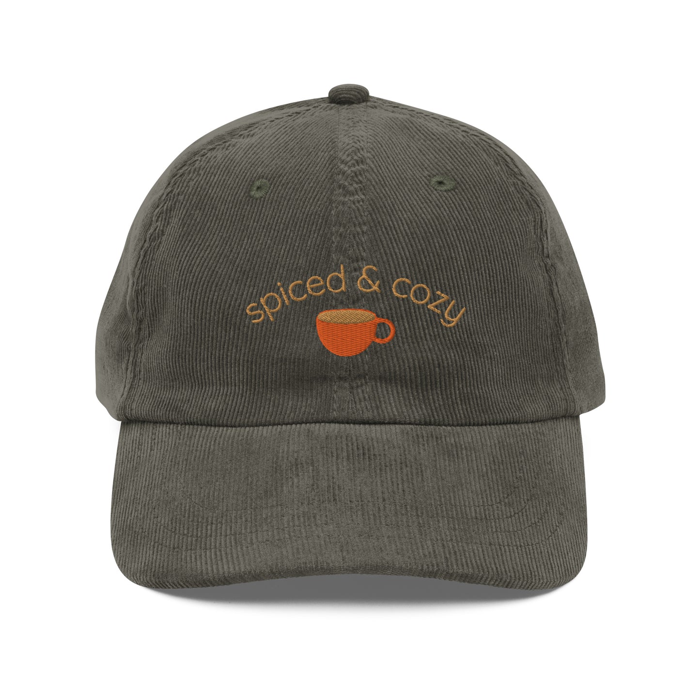 cute fall hat, spiced and cozy corduroy hat, pumpkin spice hat